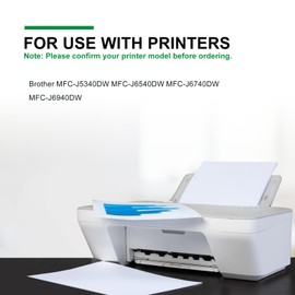 PRINPUSE LC402 Ink Cartridge Compatible for Brother LC402 LC402XL for Brother MFC-J5340DW MFC-J6540DW MFC-J6740DW MFC-J6940DW, 4 Pack