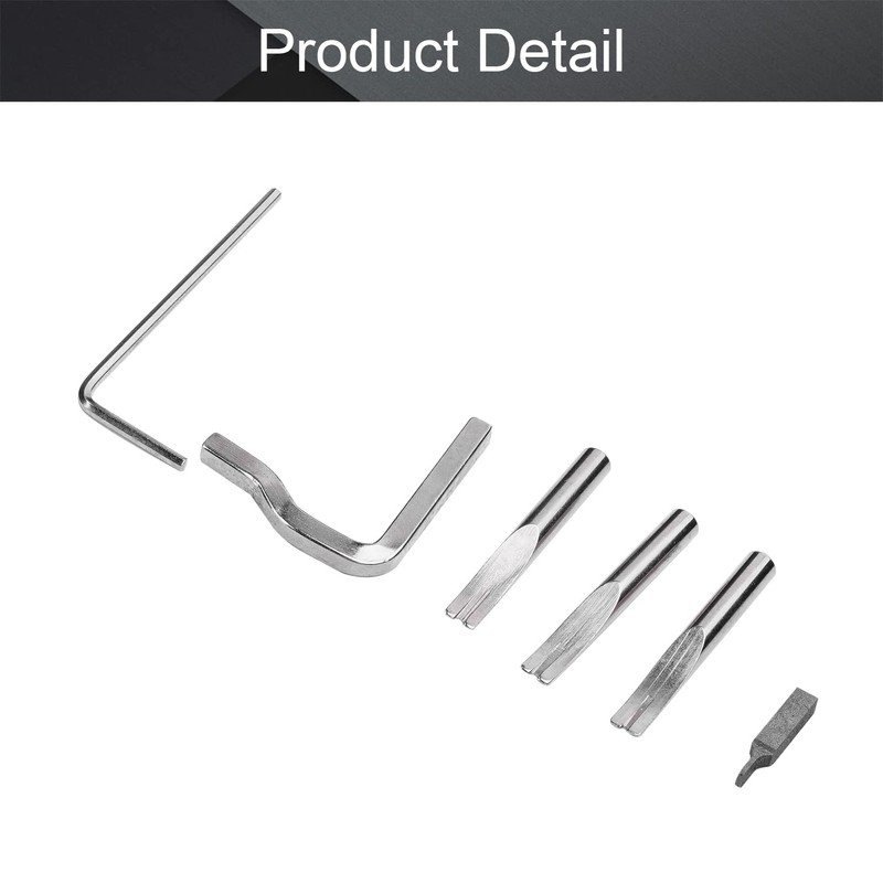 Utoolmart Groover Tool, 7 in 1 Adjustable Stitching Groover and