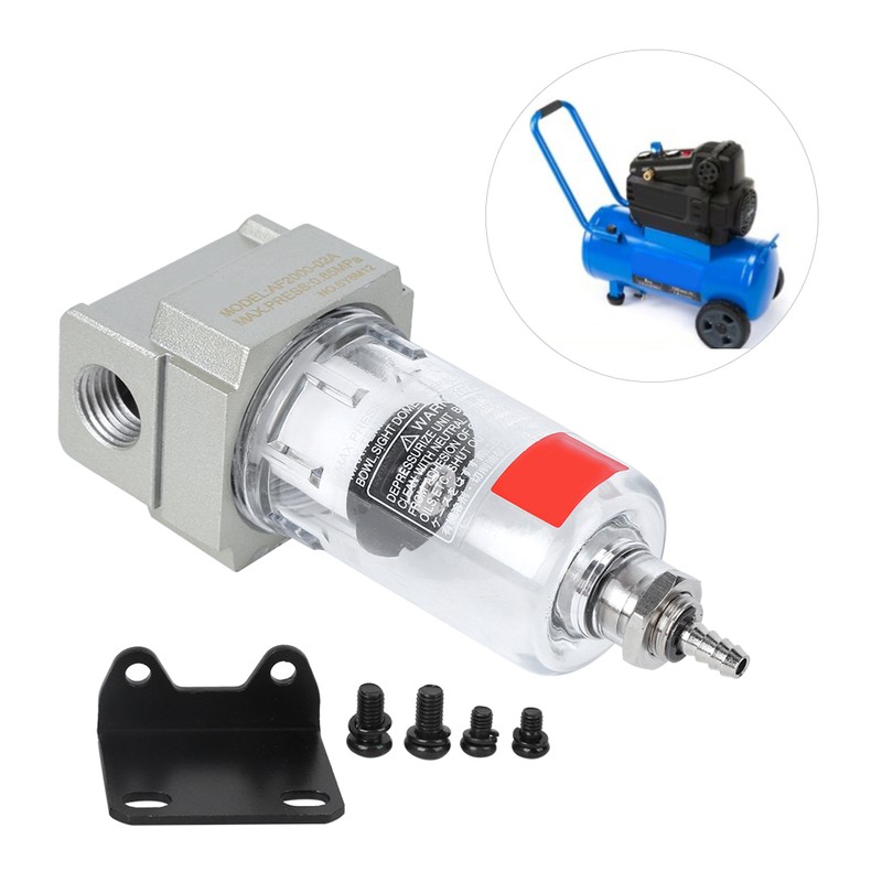 Air Filter Pneumatic Tool Industrial Supplies Compact Single Unit Aluminum