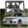 No Drill License Plate Holder Compatible with Jeep Cherokee 2014-2023