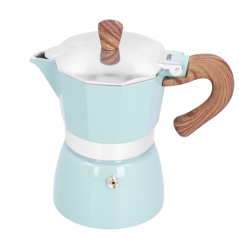 150ML Practical Aluminum Coffee Maker Octagonal Moka Coffee Pot for