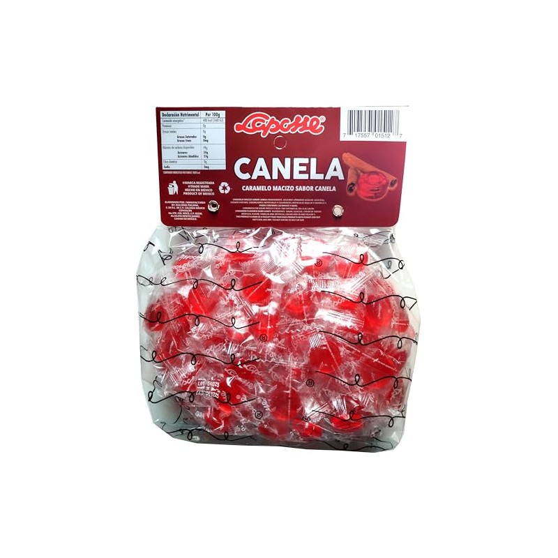 Laposse Canela - Caramelo macizo sabor canela - 500 g