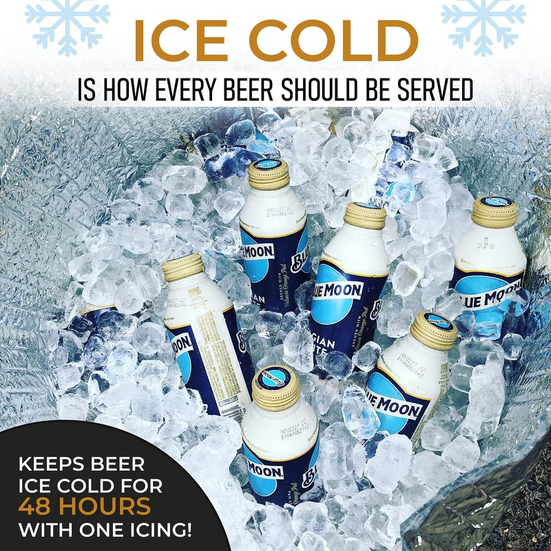 KEGCOLD Portable Keg Cooler - Foldable, Reusable, Lightweight, Insulated, and