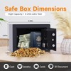 Goldenkey Small Safe with Fireproof Bag, Digital Mini Money Safe