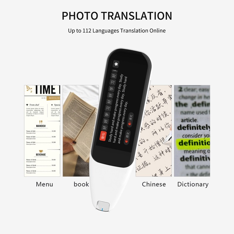 DOSMONO Dictionary Translation Pen Scanner Text Scanning Reading Translator Device
