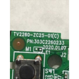 ONN 100012589  POWER BUTTON/ IR SENSOR TV2260-ZC25-01 (C)