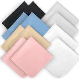 Large Microfiber Cleaning Cloths 12 Pack 8"