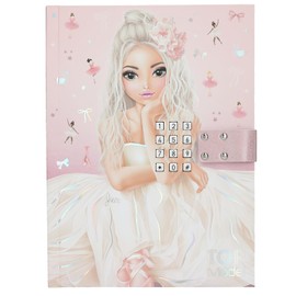 Depesche 13609 TOPModel Ballet - Diario con codice numerico e sonoro, libro con 80 pagine a righe e illustrate a colori