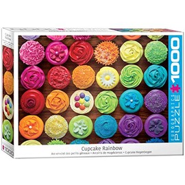 EuroGraphics Cupcake Rainbow 1000 Piece Puzzle for Adults