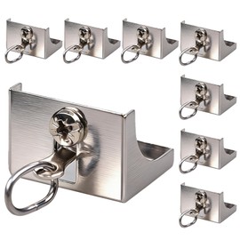 LCMLA Curtain Track End Caps Quiet Curtain Rail Stop Replacement Accessories for Ceiling Track & Window Hanging Rod 8 Pack