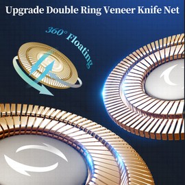 Replacement Head for Electric Shaver Mens Electric Razor Head 7D Close Head Shavers for Men Replacement Head Wet & Dry Bald Shavers Blades Waterproof Shavers Replacement Blades Head （Gold）