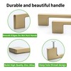 TUNNY 10 Pack Classic Cabinet Handles-5"/128mm Screw Spacing Champagne Bronze
