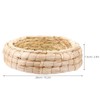 SUPVOX Straw Bird Nest Artificial Bird Nest Woven Birdhouse for