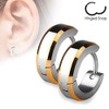 Tapsi´s Coolbodyart® Earrings Stainless Steel Silver with Contrasting Colours of