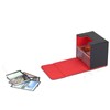 Card Storage Box Multipurpose Large Capacity Flip Side Insert PU