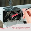 MimanKu Sewing Machine Cleaning Brushes, Reusable Silicone Dense Bristles Clean