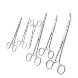 OdontoMed2011 HEMOSTAT Set 5" 6" 8" Curved/Straight - 6 Pack ODM