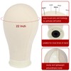 XTREND 21"-24" Canvas Block Mannequin Head for Making Weft/Wig/Hair Extension,