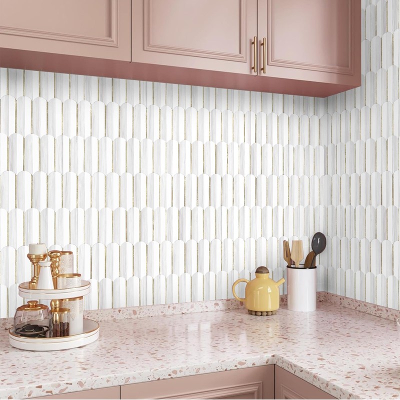 Vamos Tile Peel and Stick Backsplash Seamless Tile,10-Sheet Stick on