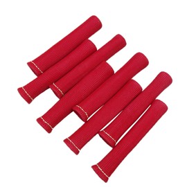 RainMan S 8 Pcs 1200° Spark Plug Wire Boots Heat Shield Protector Sleeve Replacement for SBC BBC Red