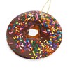 velumair Chocolate Donut with Sprinkles Christmas Ornaments 2024 Ceramics Ornaments