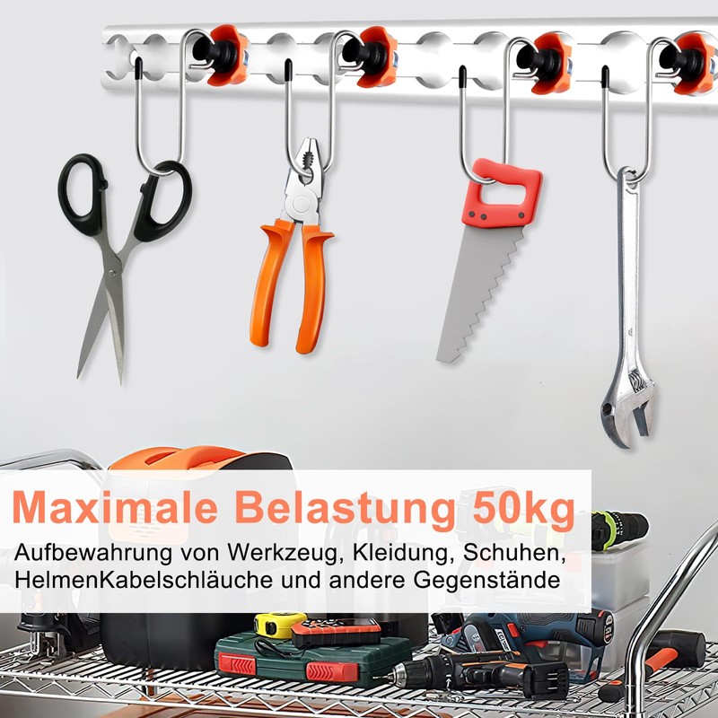 DAWRIS Pack of 4 Hooks for Airline Rail, Airline Rail