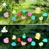 60pcs Luminous Mini Resin Animals Glow in the Dark Tiny