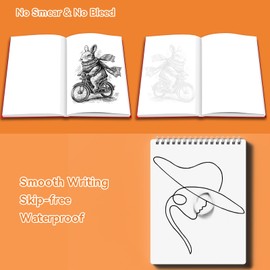 XWT 16pcs Fineliner Micro Drawing Art Pens, Black Waterproof Pigment Ink Set for Artists, Sketching, Manga, Watercolor, Calligraphy, and Detail Outlining Archival Quality Inking Markers