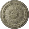 Ekena Millwork Brunswick Ceiling Medallion, Hand-Painted Castle Stone Crackle