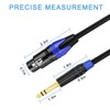 XLR to 1/4 TRS Stereo Adapter,XLR Female to 1/4 Inch
