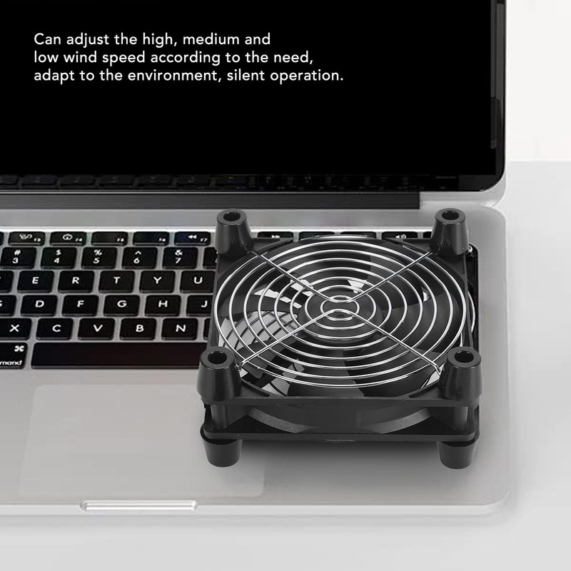 140mm USB Fan for Computer Cases, 3 Speed 2800RPM Silent