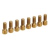 RISK 8Pcs Mountain Bike Pedal Bolts Titanium Alloy Anti Slip