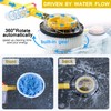 Car Wash Brush with Hose Attachment, 360 Spin Car Wash
