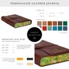 Venezia Romantica Large Leather Bound Journal, Made in Italy, Writing