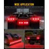 Partsam 12Pcs 4 Inch Round Led Trailer Tail Lights Kit