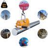 Magnetic Lifter, 100kg/220lbs N42 Steel Plate Magnetic Lifter Crane Hoist
