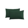 Linen Home Bottle Green Pillowcases 2 Pack, Easy Care Soft