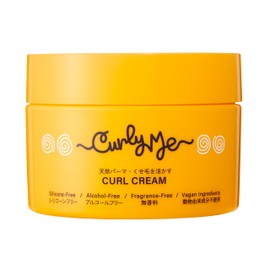 Curly Me Curly Cream, Unscented, 6.3 oz (180 g), Curly Hair, Tenpa, Curly Hair, Perm