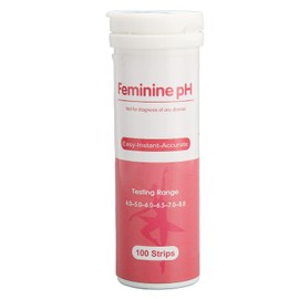 PH Test Strips for Women, Vaginal Test Strips, Pack of 100, Female pH Test with Accurate pH Measurement from 4.0 to 8.0, for Monitoring Female Intimate Health