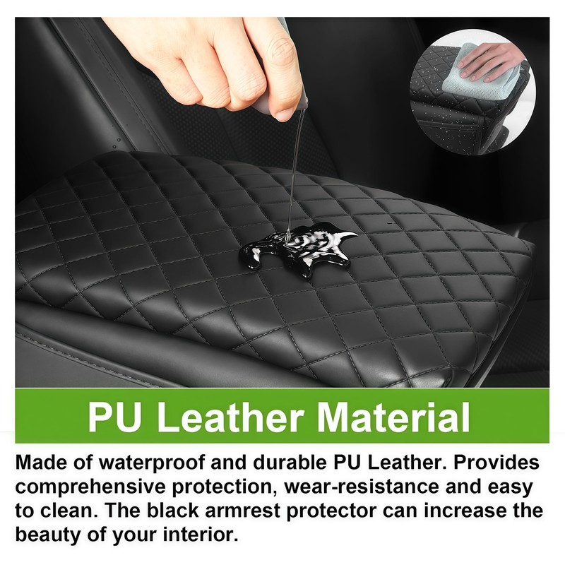 SDPVorn Armrest Cover for Toyota Tacoma Center Console Pad with
