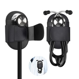 Transni Stethoscope Holder Clip, Leather Stethoscope Holster Clips, Lightweight Portable Holster for Physicians, Nurses, EMT, Medical Nursing Students