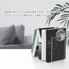 wowjimi Plastic Acrylic Bookends Set of 2 L Shaped Organization