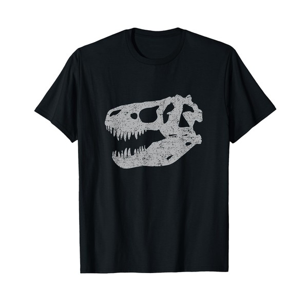 T-REX SKULL T-SHIRT Tyrannosaurus Rex Dinosaur Fossil Shirt T-Shirt