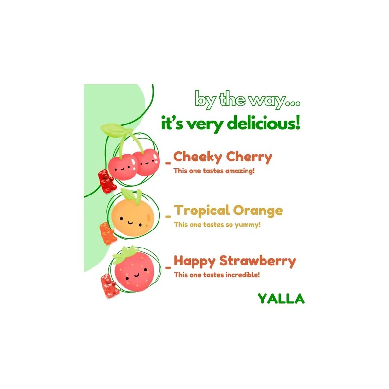 Vitaminas Halal Yalla Gomitas Niños 90 Días