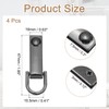 PATIKIL Bag Side Clip Buckle, 4 Pcs Metal Purse Suspension