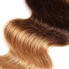 26 26 26 inch #4/27 Bundles Ombre Brown Human Hair