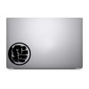 Bargain Max Decals Fist Silhouette Decal Notebook Car Laptop 5.5"