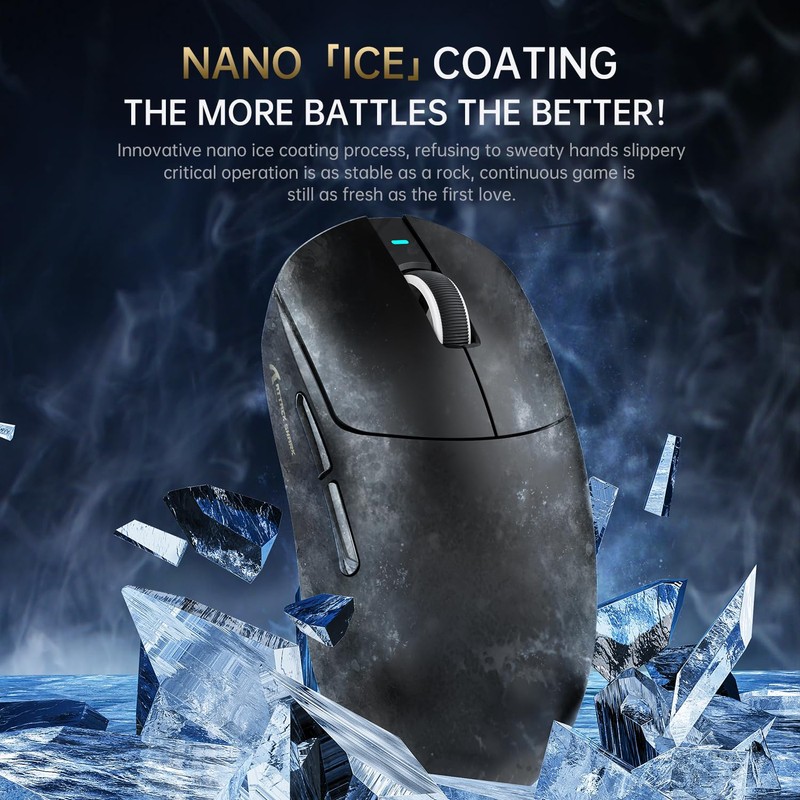 ATTACK SHARK X8Pro 8K Mouse with Grip Tape for Large