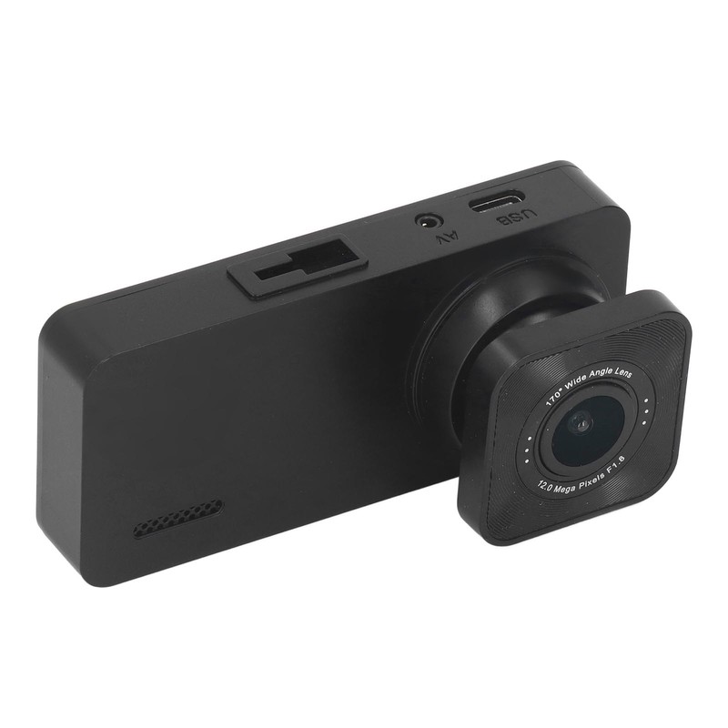 Dash Camera Triple Lens Rotatable HD1080P Night Vision 2in ISP