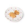 Koythin Ceramic Dessert Plates, Cute Fruits Dinner Plate, Printed Flowers